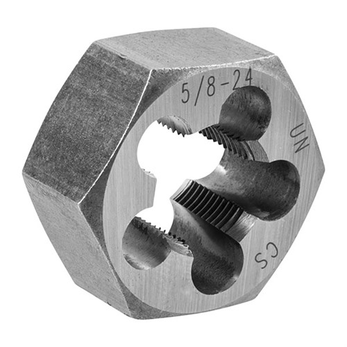 5/8-24 CARBON STEEL HEX DIE