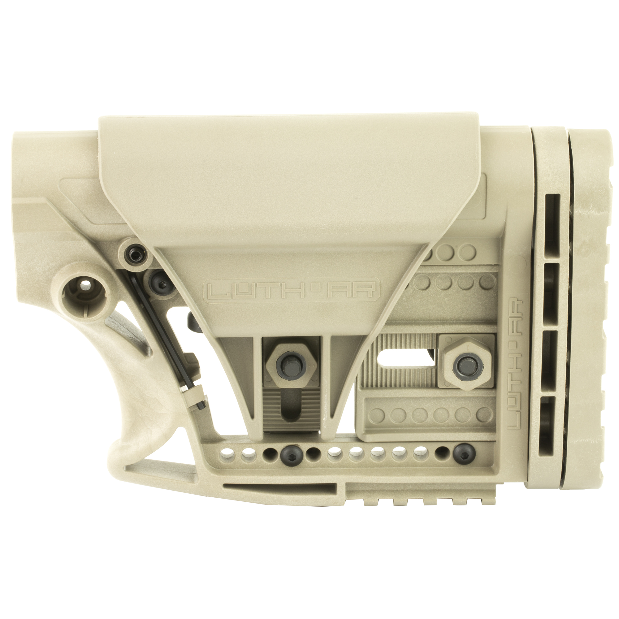 Luth-Ar MBA-3 Carbine Stock FDE Adjustable Cheek Rest AR-15 AR-10 - MBA-3F - 859819007003