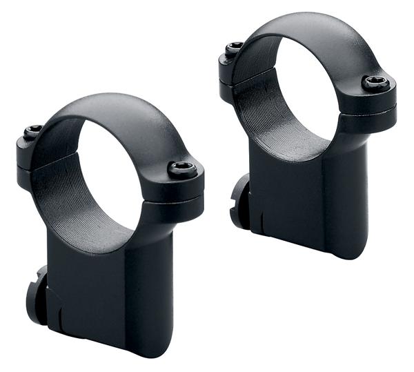 Leupold 2-Piece Solid Steel Ringmounts - Ruger M77 1" Super High Matte Black