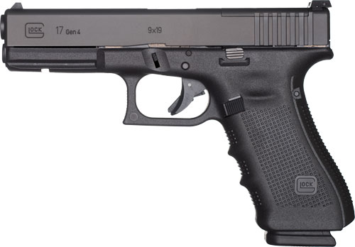 Glock G17 Gen 4 MOS 9mm Luger 4.49in 17rd Nitride Finish