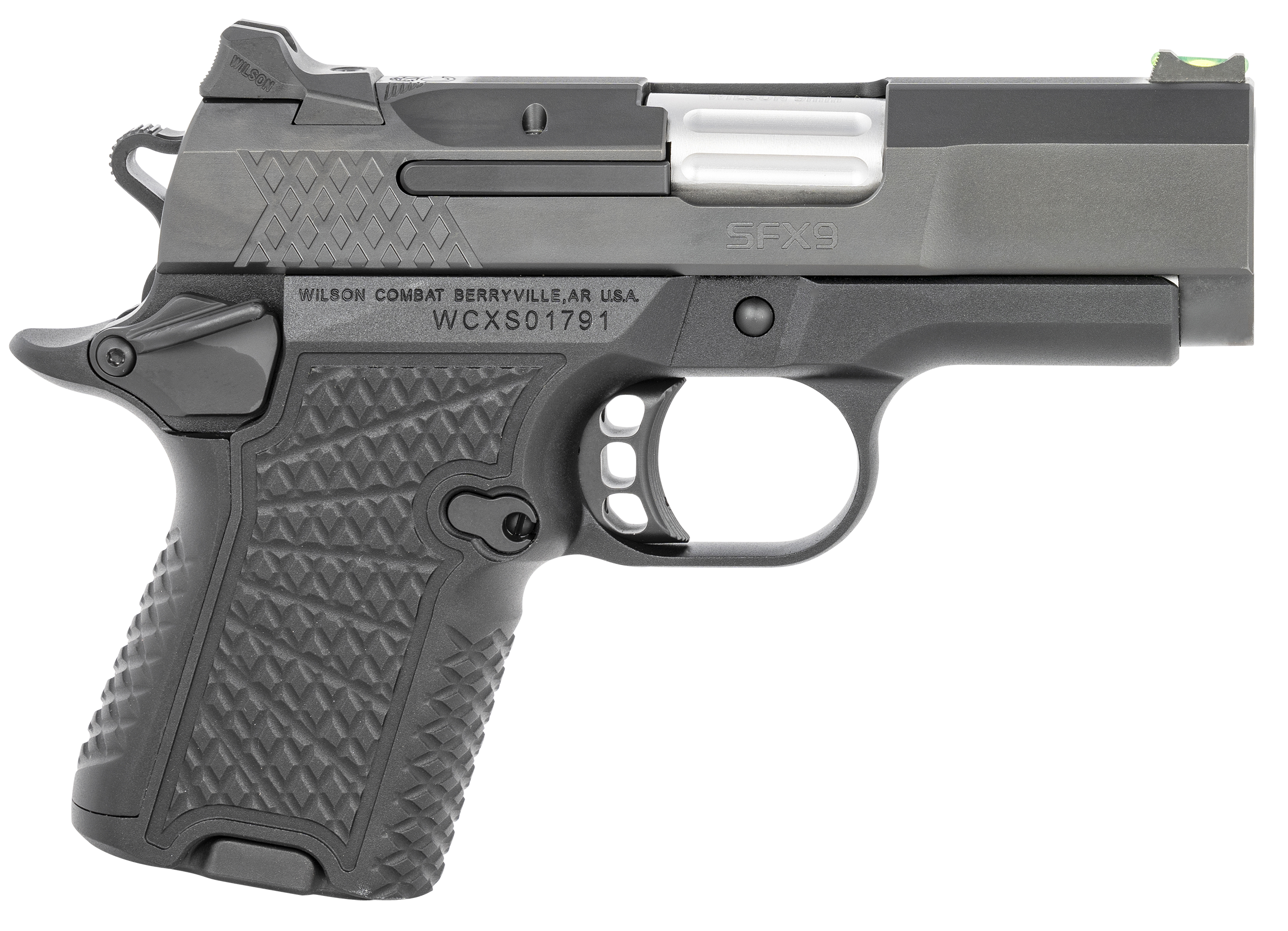 Wilson Combat SFX9SC3A SFX9 9mm Luger 3.25" 10+1 15+1 Stainless Steel Finish