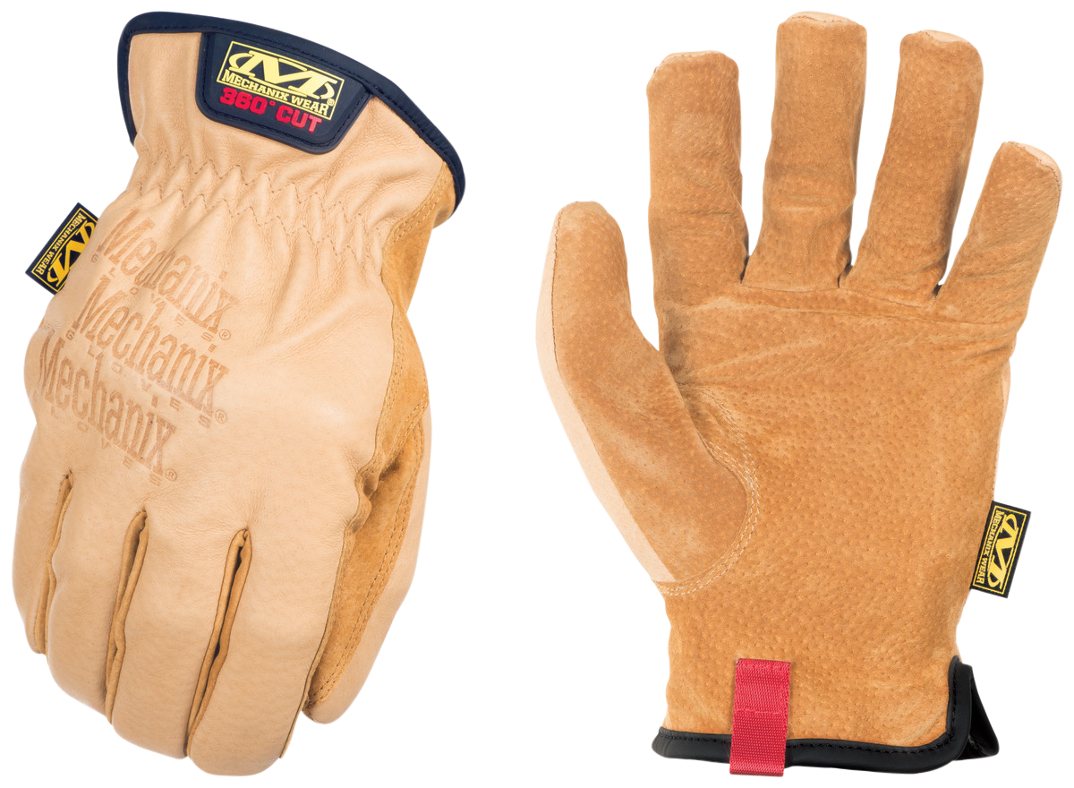 Mechanix Wear LDC75008 Driver F9-360 Tan DuraHide Leather Small Elastic