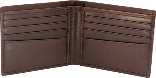 Rugged Rare S&W Bi Fold Wallet Brown