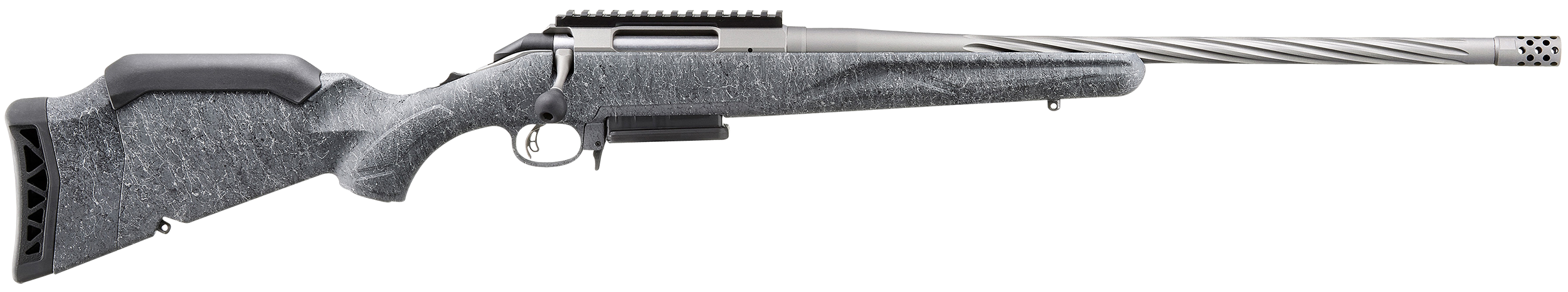 Ruger American Gen 2 308 Win 20" Gray Splatter Stock 3 Rds.