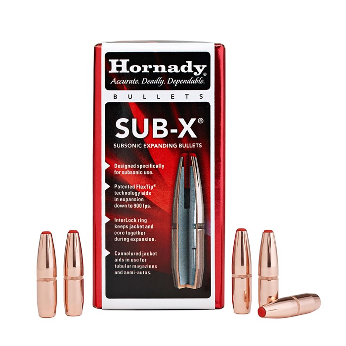 Hornady 3148 Sub-X  7.62x39mm 255 gr 100 Per Box/ 15 Case
