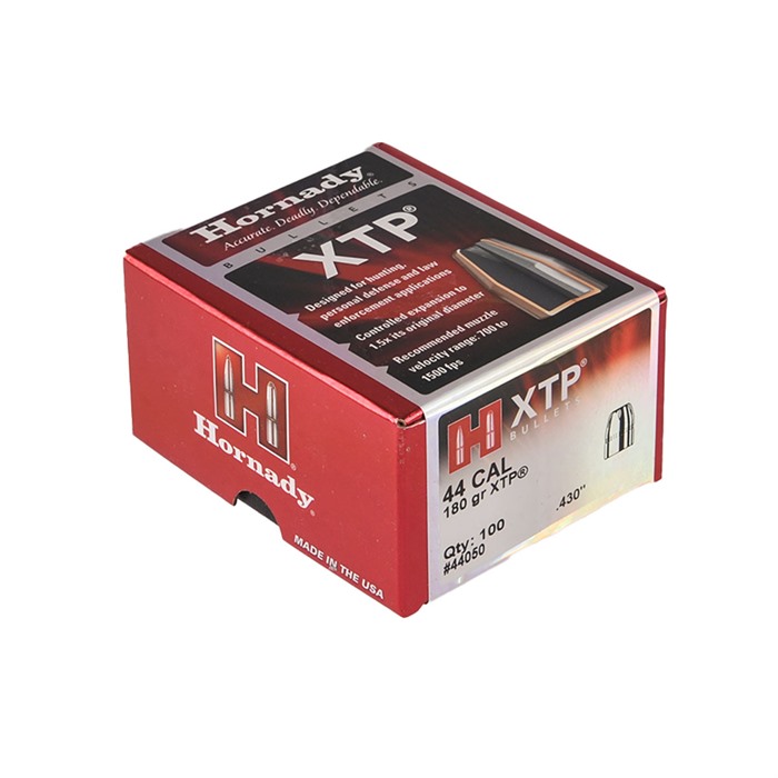 Hornady Traditional Pistol Bullets 44 Cal. .430 180 gr. XTP 100 box