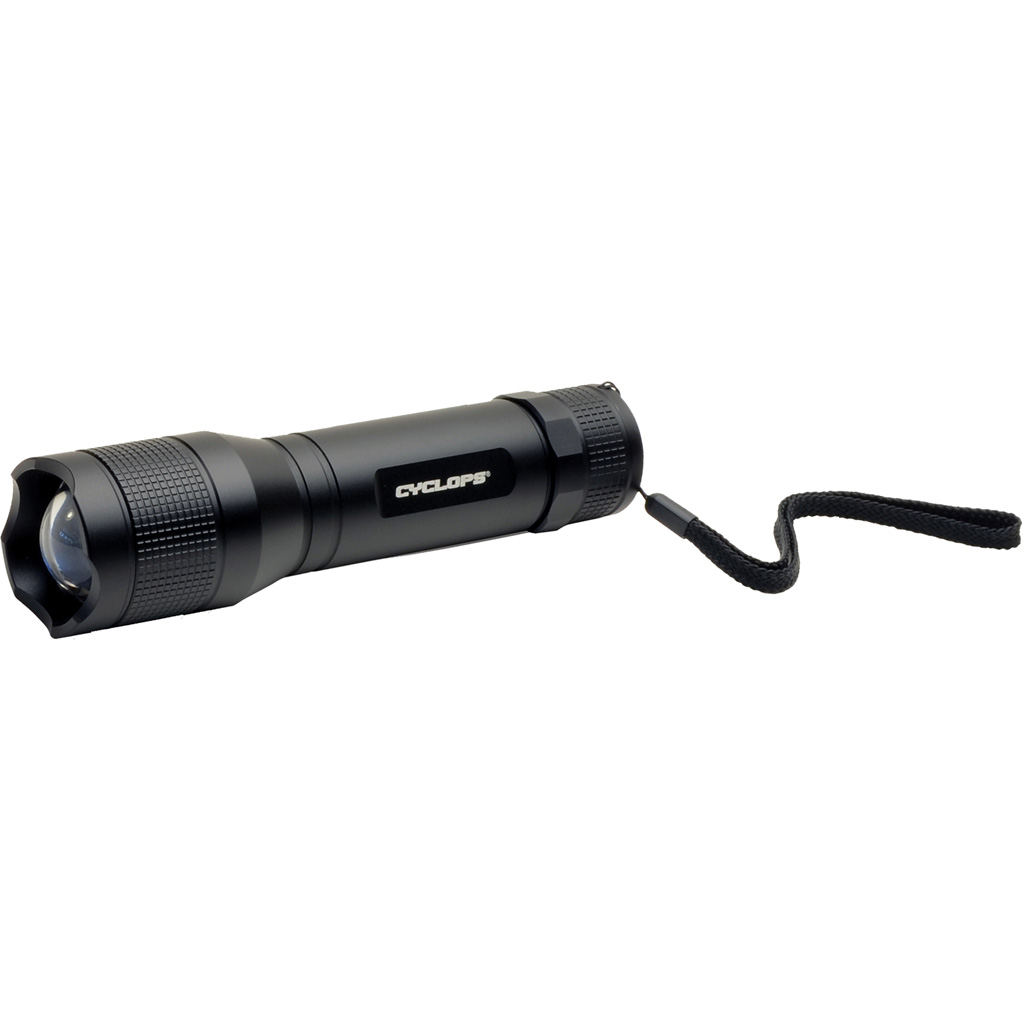 Cyclops TF800 Tactical Flashlight 800 Lumen Flood Spot Beam Aluminum