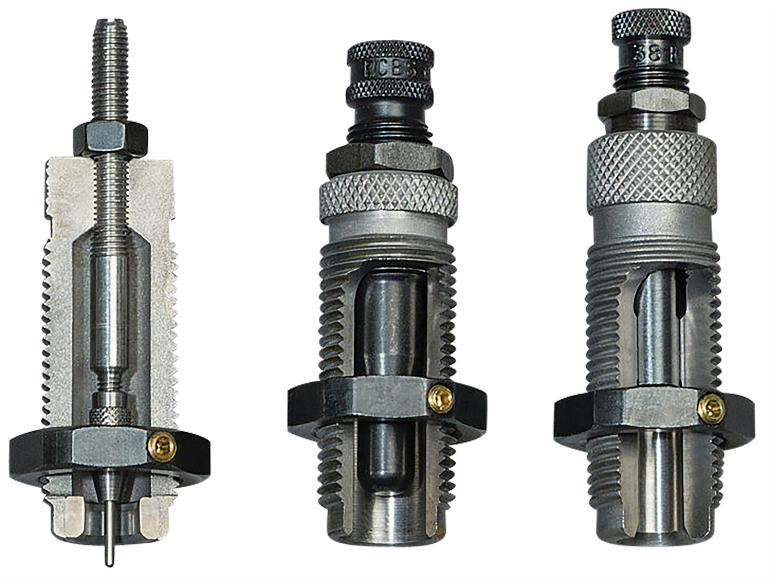 RCBS 19108 Roll Crimp 3-Die Set Group B .45 Colt (LC) - 19108 - 076683191083