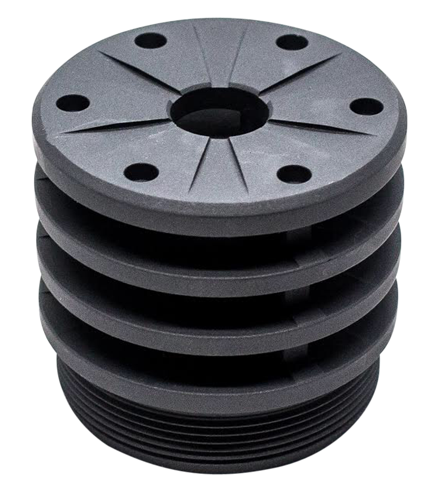SilencerCo AC2022 Bravo Anchor Brake 30 Cal 7075-T6 Aluminum Black
