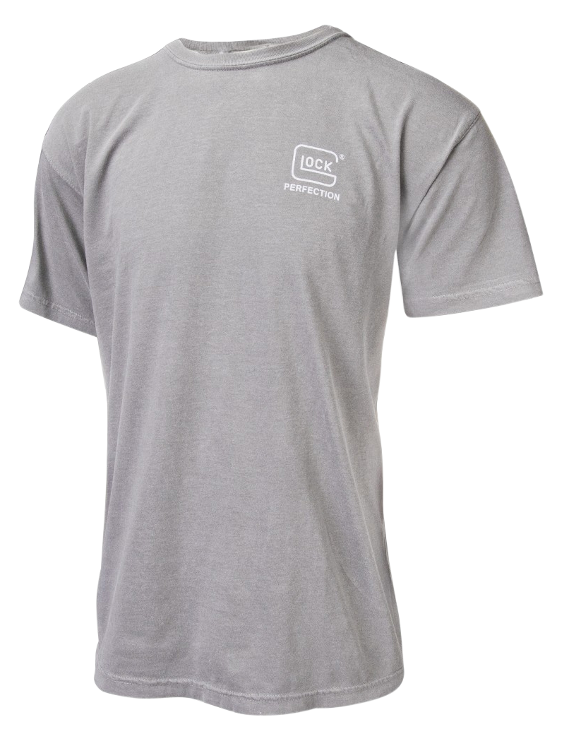 Glock AA75147 Perfection  Gray Cotton Short Sleeve 2XL