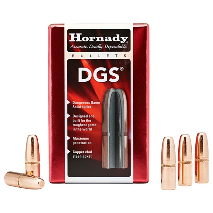 Hornady 4507 DGS  45 Cal .458 500 gr Full Metal Jacket Round Nose 50 Per Box/ 15 Case