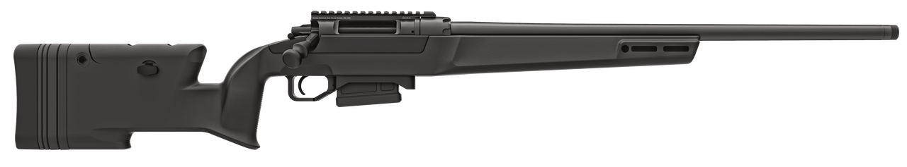 Daniel Defense 4215907365 Delta 5  Full Size 6.5 Creedmoor 5+1, 24" Black Steel Barrel, Black Cerakote Stainless Steel Receiver, Black Fixed w/Adj Cheek Riser Stock,