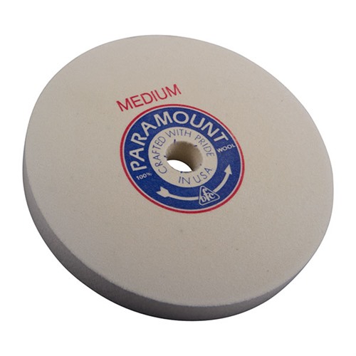8'' MEDIUM FELT POLISHING WHEEL 1'' ARBOR
