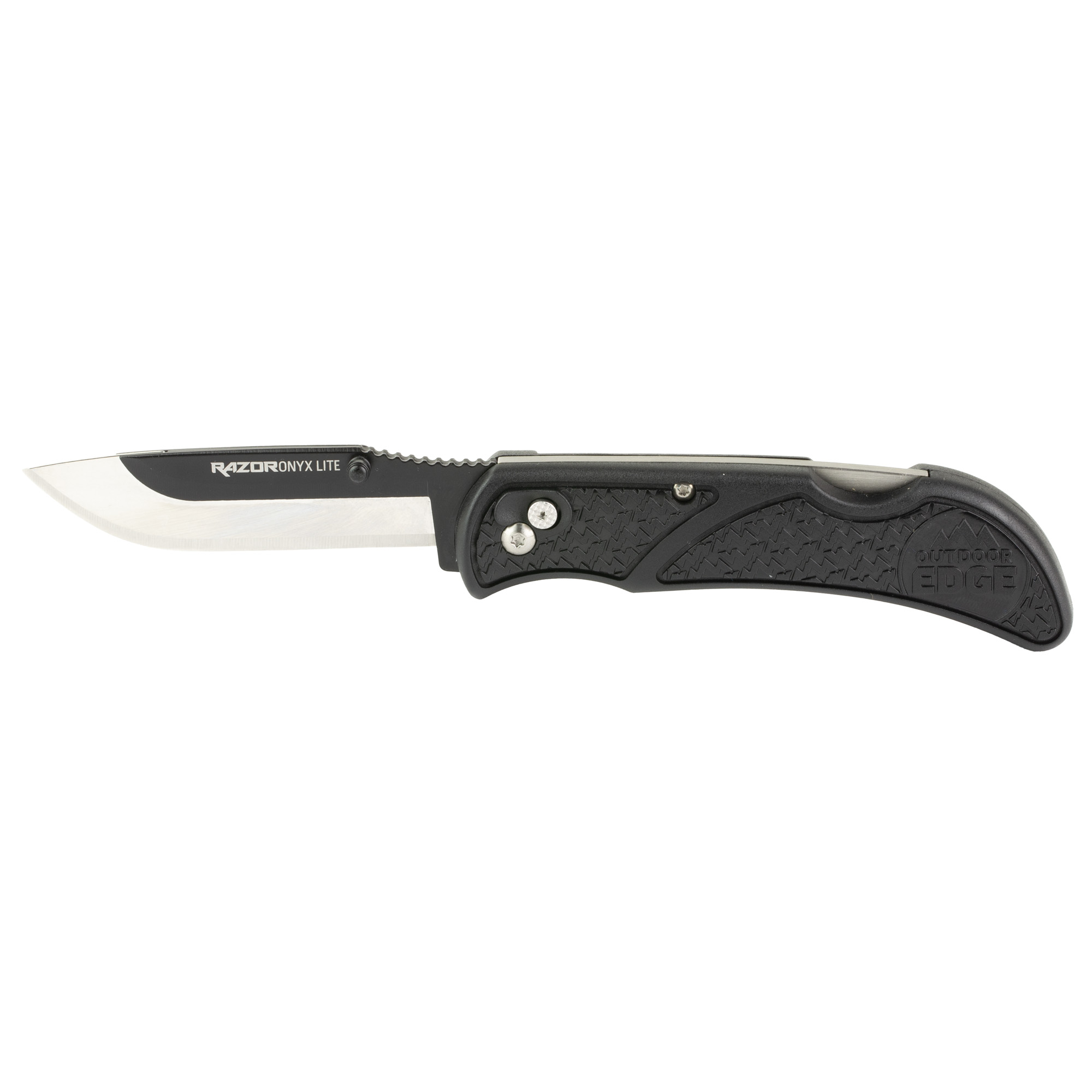 Outdoor Edge Onyx-Lite Knife Black - OX30C - 743404301785