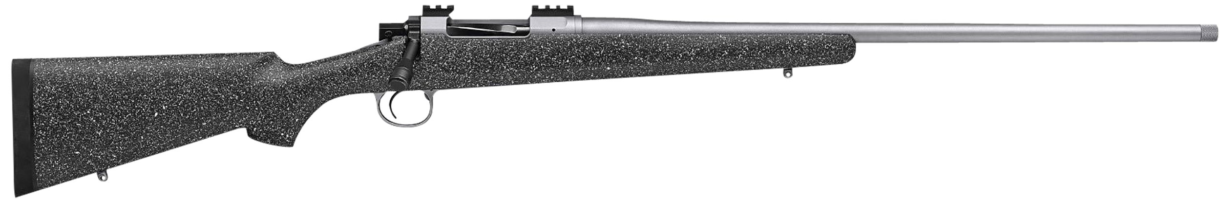 Nosler 40721 M21  308 Win 4+1  22" Barrel, Stainless Steel Nitride Metal Finish, Gray Speckled Black All-Weather Epoxy Stock