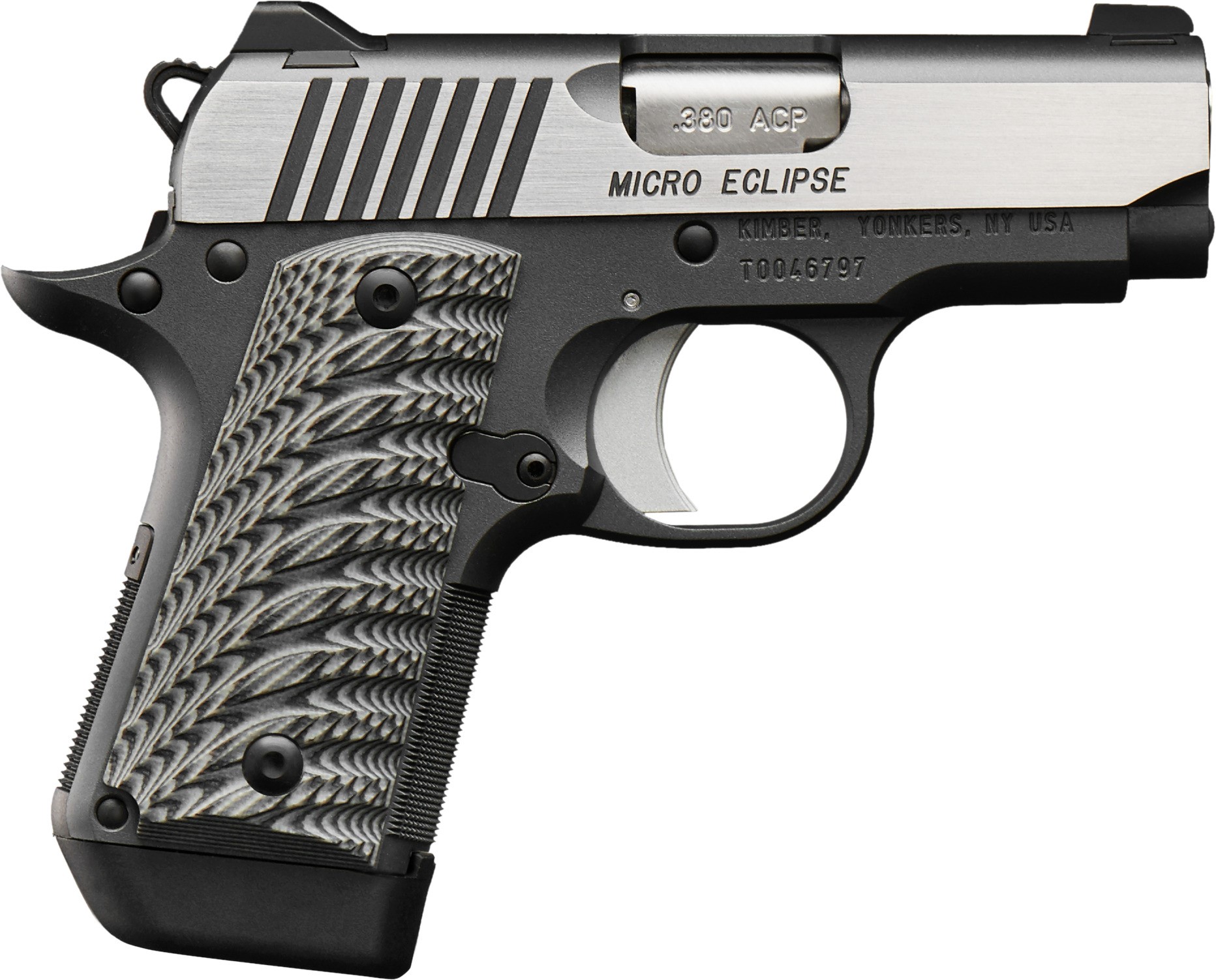 Kimber Micro Eclipse Pistol 380 ACP 3.15 in. Grey 7+1 rd.