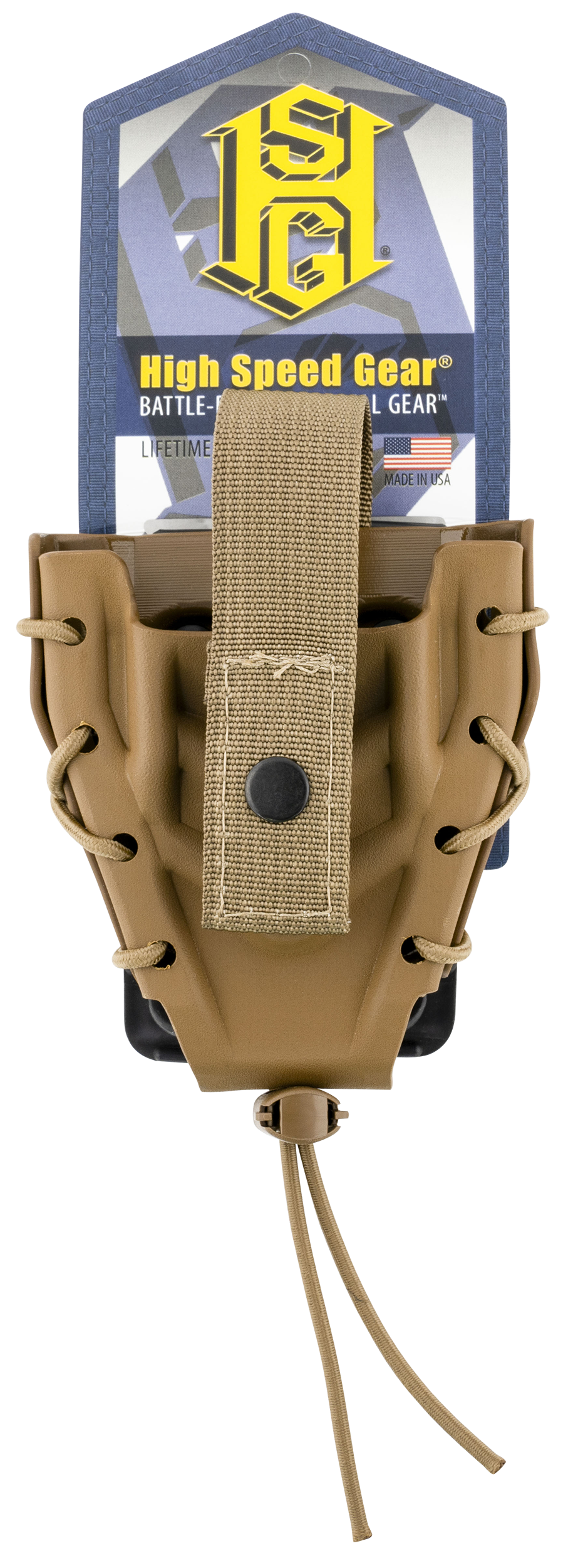 High Speed Gear 11DCK0CB TACO Handcuff Holder Kydex Coyote Brown 2" U-Mount