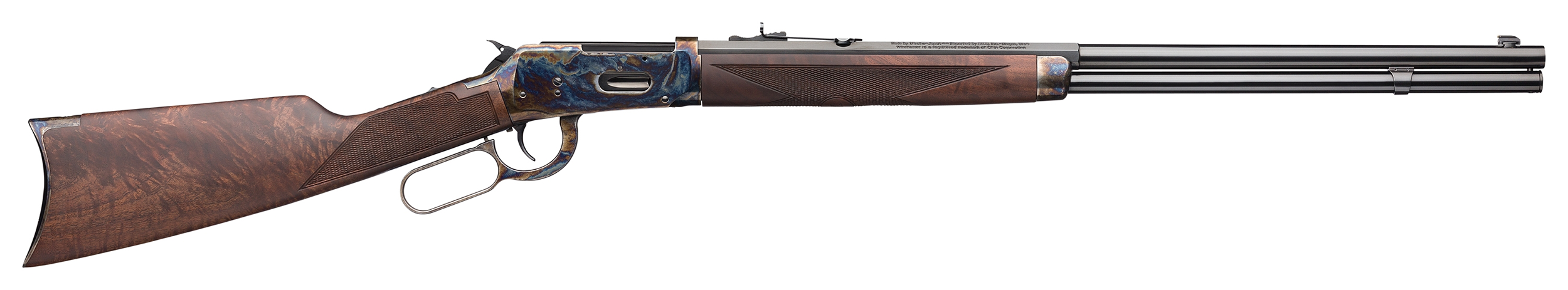 Winchester Guns 534291114 Model 94 Deluxe Sporting 30-30 Win 8+1 24" Color Case Hardened Grade V/VI Oil Checkered Walnut Stock Right Hand (Full Size)