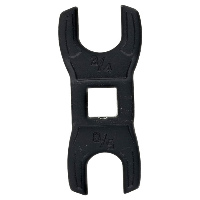 Wheeler 1199465 Muzzle Device & Buffer Tube Crowfoot Wrench Black Steel