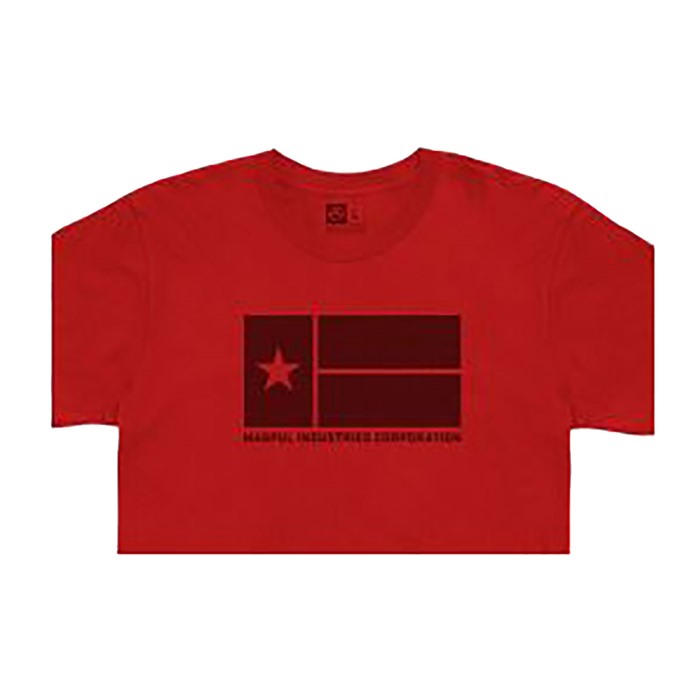LONE STAR COTTON T-SHIRT RED MEDIUM