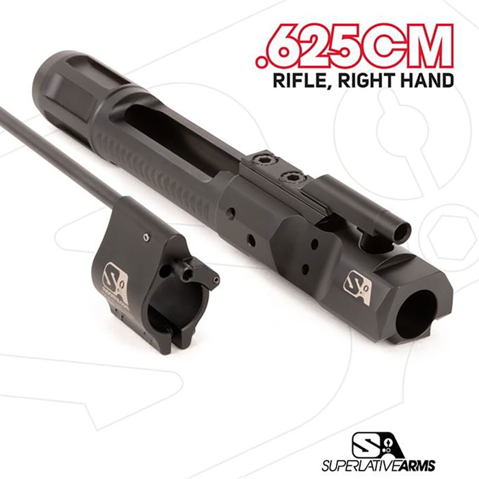 DI BUILDERS KIT WITH CLAMP ON .625'' GAS BLACK RIFLE RH