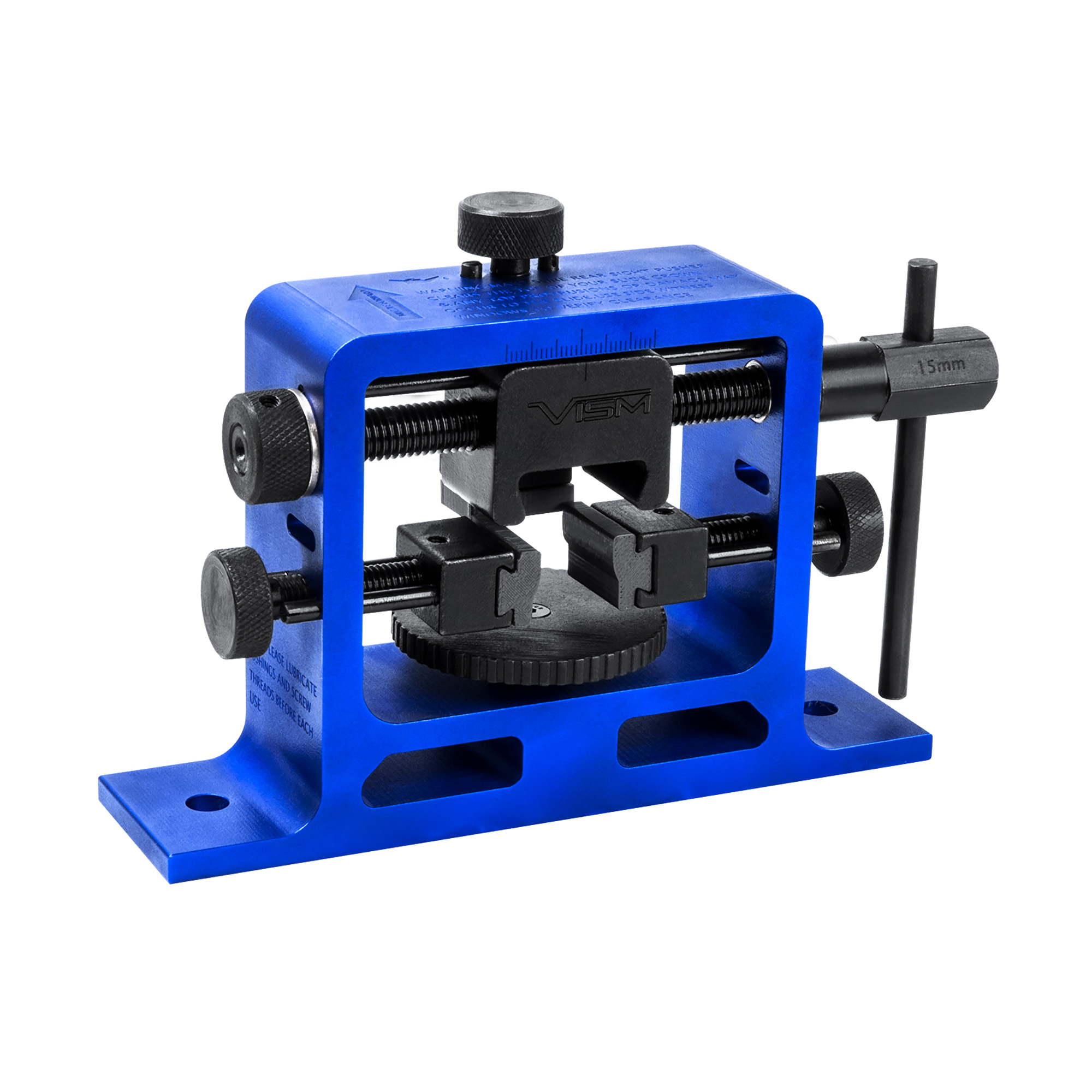 NcStar VTUPRS Universal Pistol Rear Sight Tool Tool Black/Blue Steel/Aluminum Universal Pistol Steel Handle