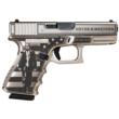 Glock 19 Gen 3 Custom Trump Fight 9mm Luger 4.01" Barrel 15 Rounds Silver Cerakote