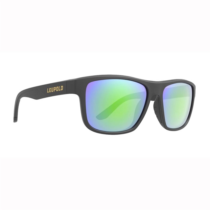 MATTE BLACK EMERALD MIRROR KATMAI SHOOTING GLASSES
