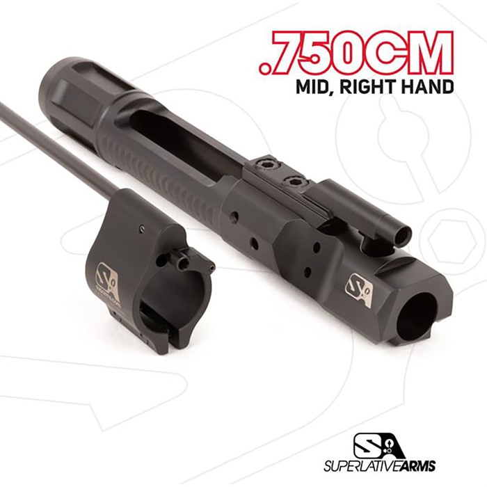 DI BUILDERS KIT WITH CLAMP ON .750'' GAS BLACK MIDLENGTH RH