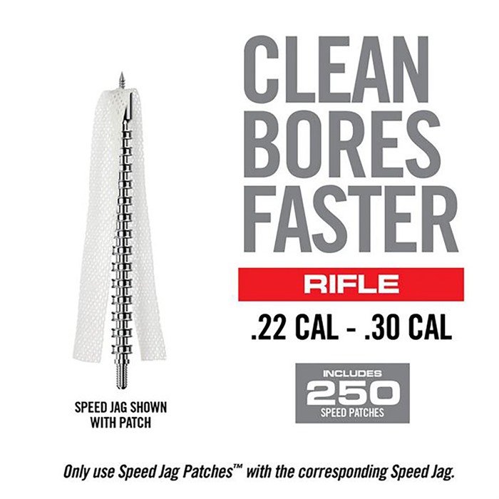 Real Avid AVBMPATCH8 Bore-Max Speed Jag Patches Refill 30/22 Cal Rifle 8" Synthetic 250 Per Box