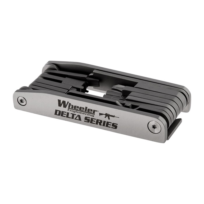 Wheeler 1078948 Delta Series Compact Multi-Tool Silver Folding Stainless Steel AR Platform