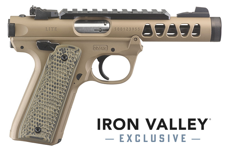 Ruger Mark IV 22/45 Lite 22 Long Rifle 4.4 Inch 10 Rounds FDE Cerakote