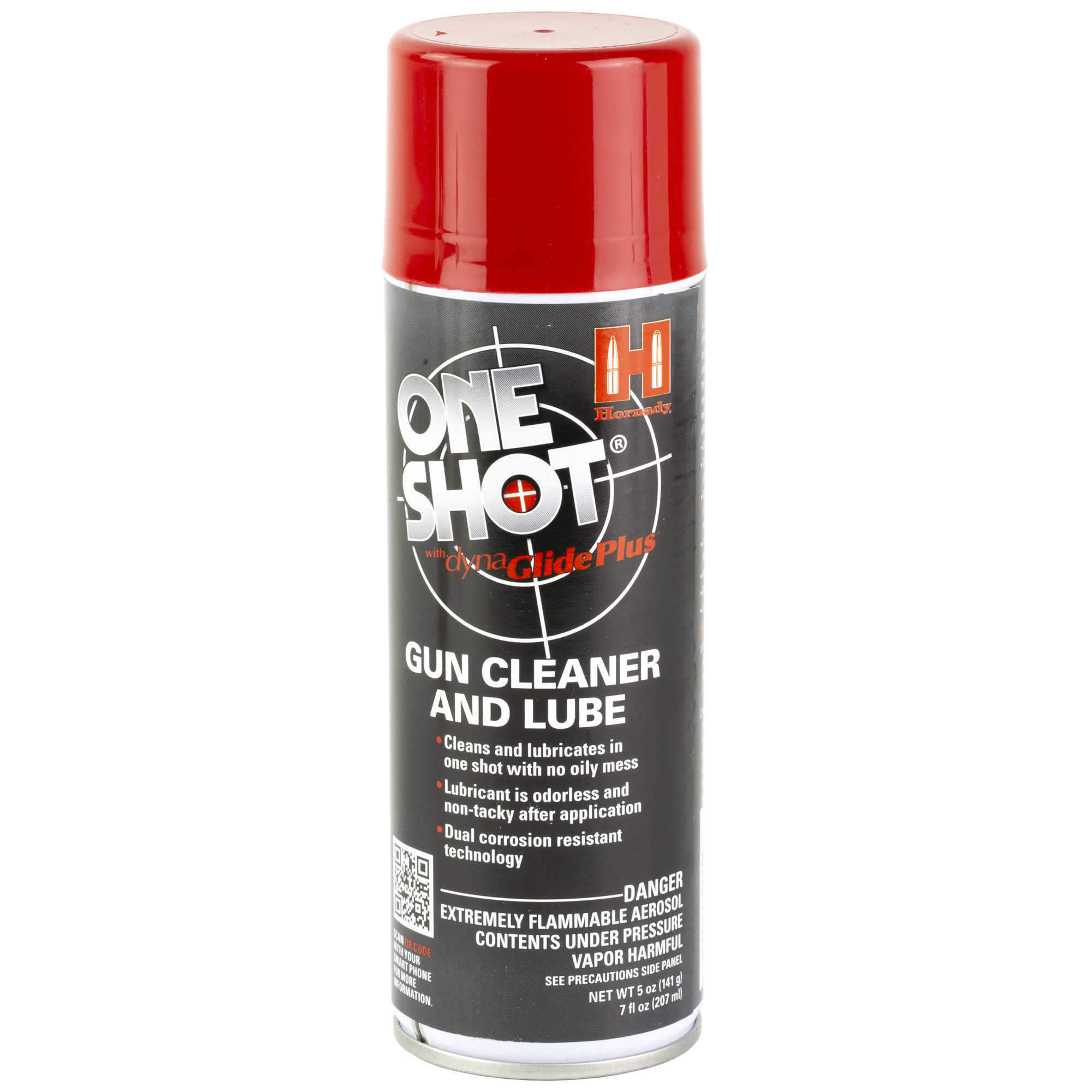 Hornady 9990 One Shot Gun Cleaner & Lube Against Corrosion & Lubricates 5 oz Aerosol - 9990 - 090255299908