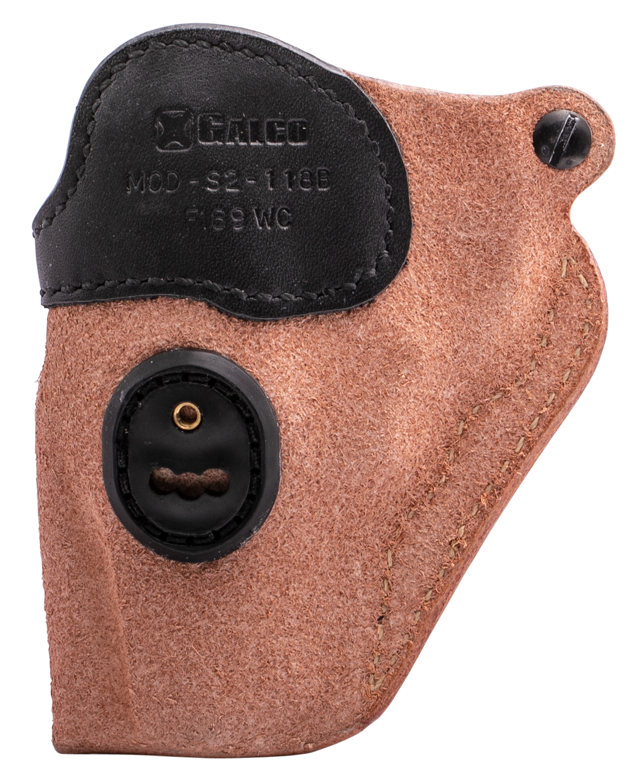 Galco S2118B Scout 3.0  IWB Natural/Black Leather UniClip/Stealth Clip Fits Ruger SP101 Ambidextrous