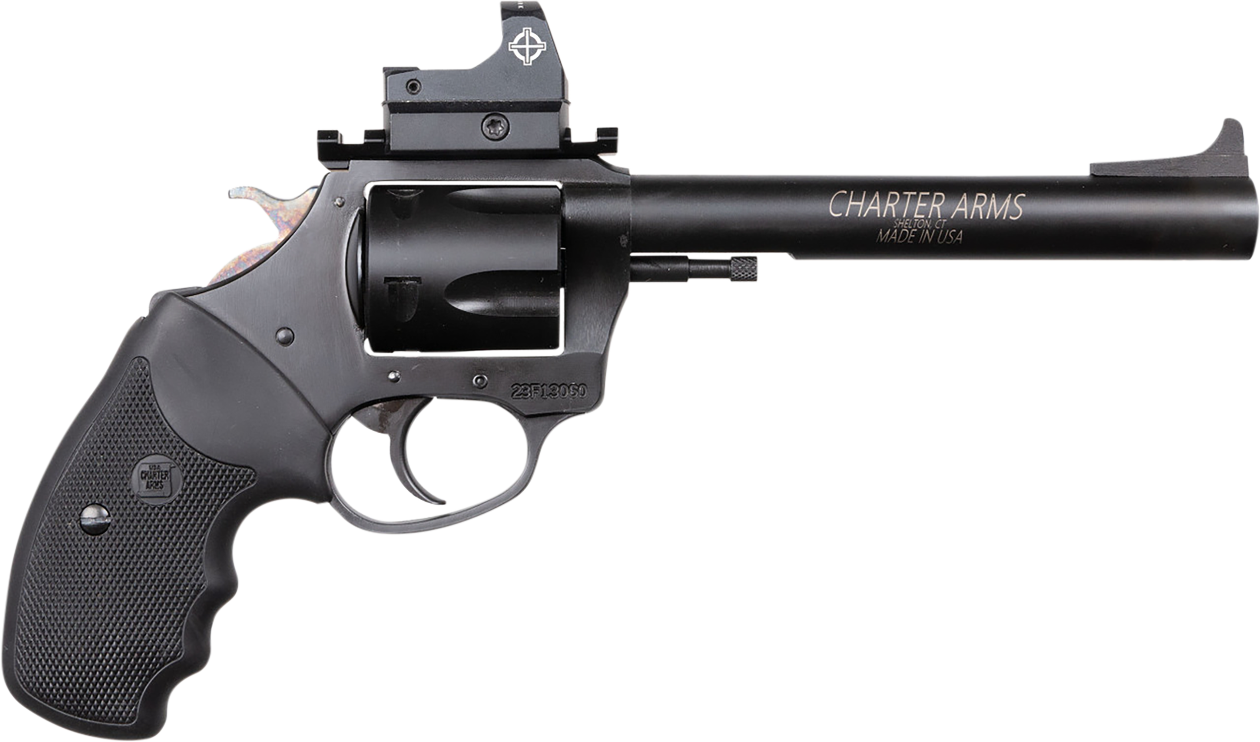 Charter Arms Target Mastiff 357 Magnum 6 Inch 5 Shot Nitride with Optic