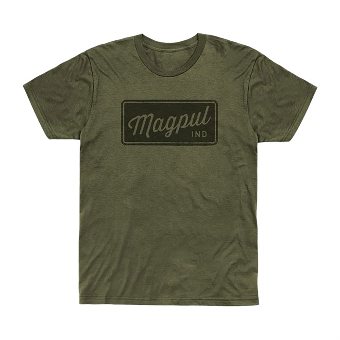 ROVER BLOCK CVC T-SHIRT OLIVE DRAB HEATHER SM