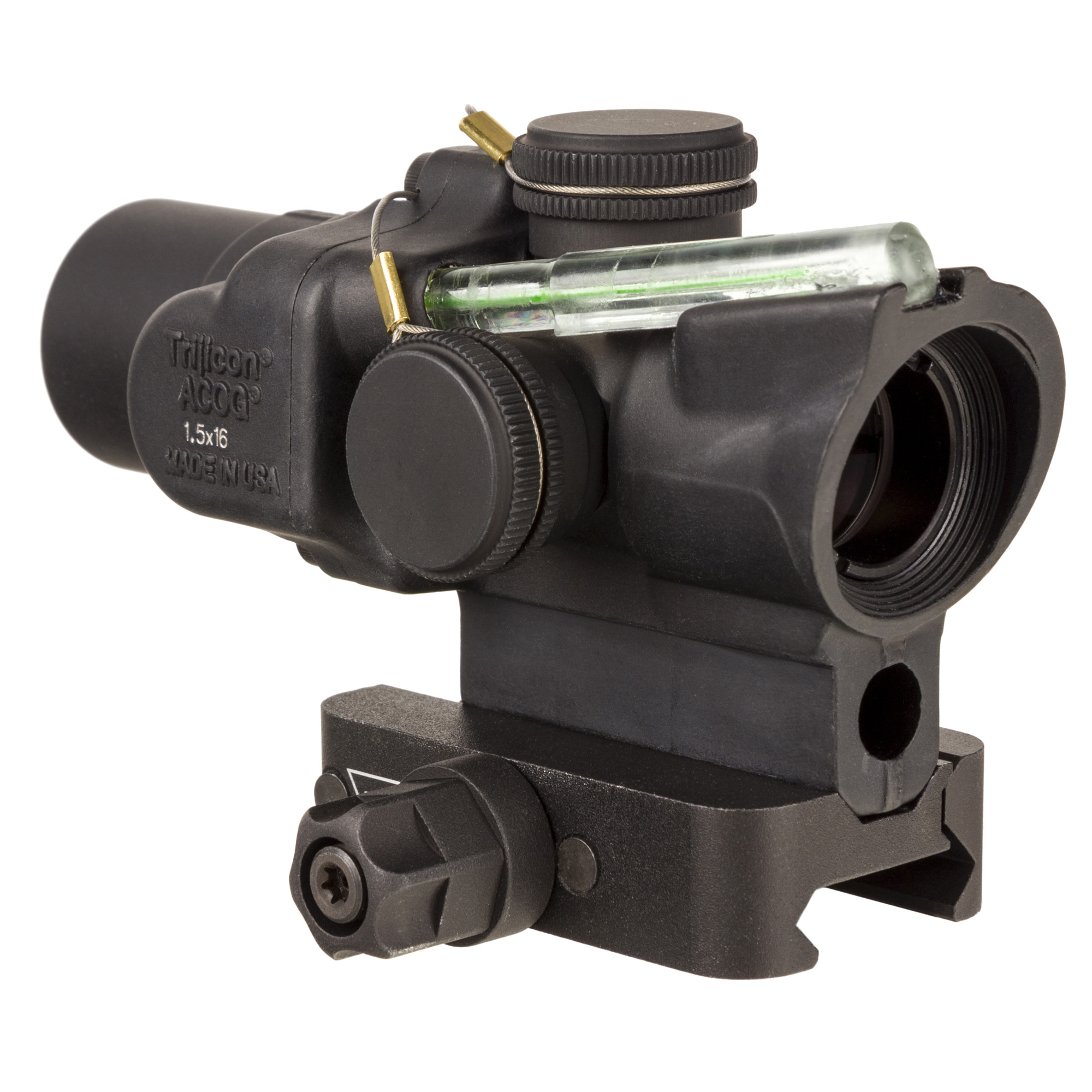 Trijicon ACOG TA44 1.5x16mm Dual Illumination Green Circle Dot Reticle Q-LOC Mount M16/m4 - 400329 - 719307313880