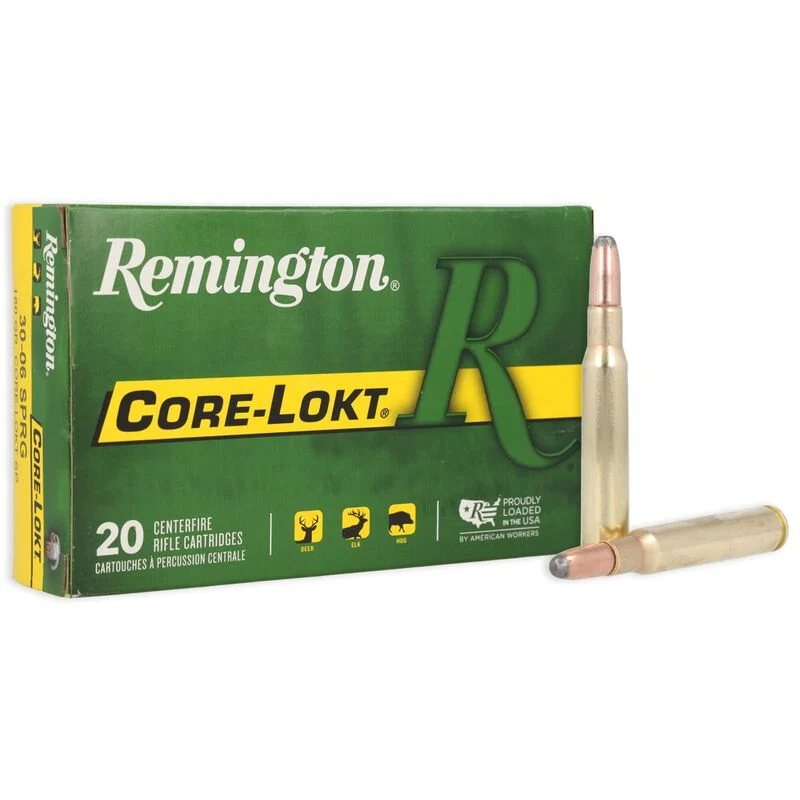 Remington Core-Lokt 30-06 Springfield Soft Point 180 Grain