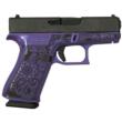 Glock 43X 9mm Luger 3.41 in 10rd Purple Pearl Cerakote Mandala Frame