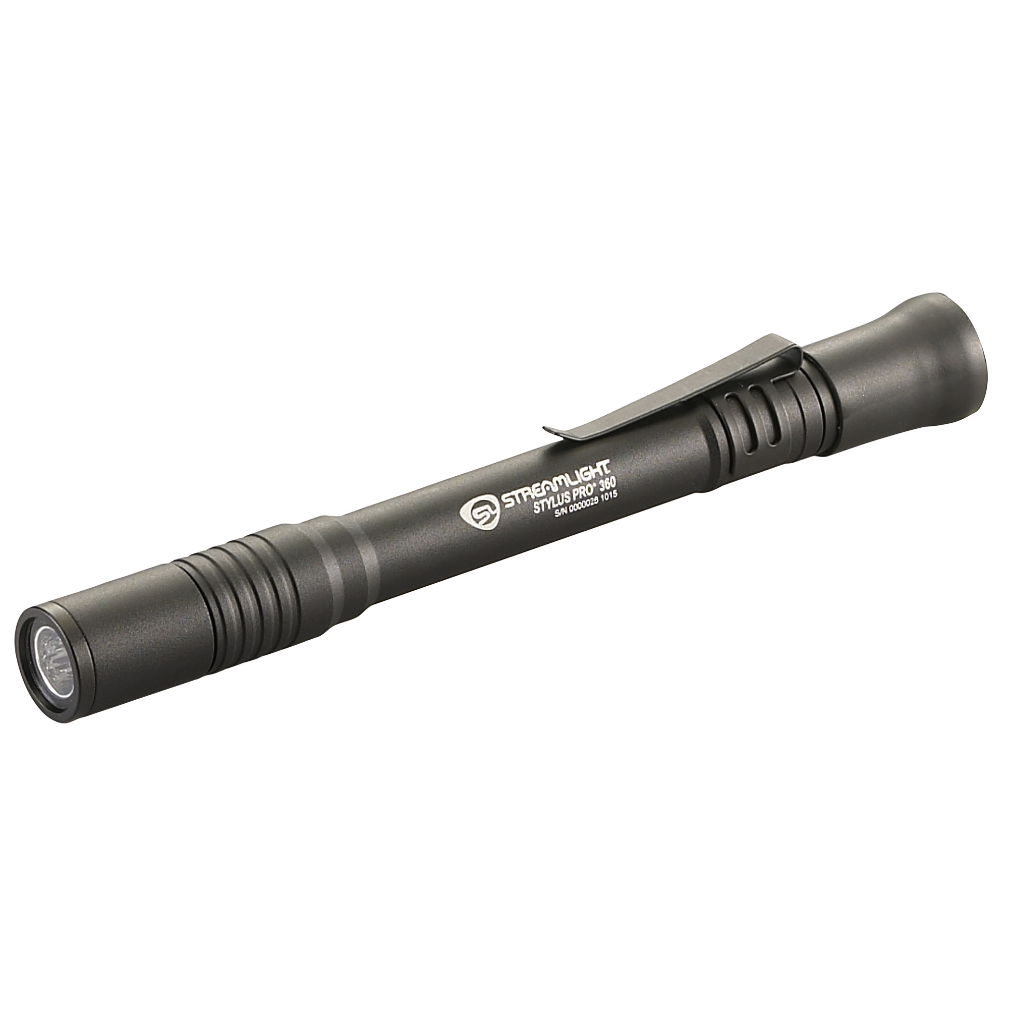 Streamlight Stylus Pro 360 Penlight 65 Lumens 5.9 in 2 AAA Batteries Water-Resistant Aluminum