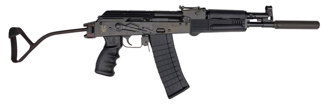 Pio Grom 5.56 Sidefolder Blk Syn Faux Supp 30rd