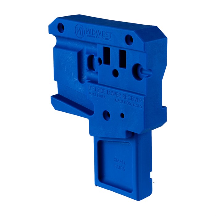 Midwest Industries MILRB Lower Receiver Block  Blu Polymer for Mil-Spec AR-15 Lower