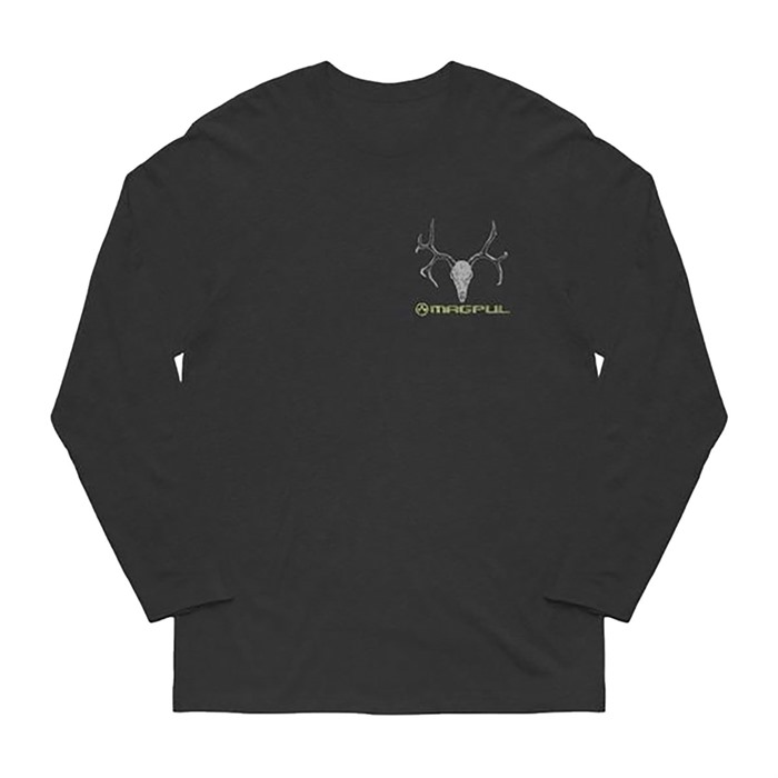 MULEY COTTON LONG SLEEVE T-SHIRT L CHARCOAL