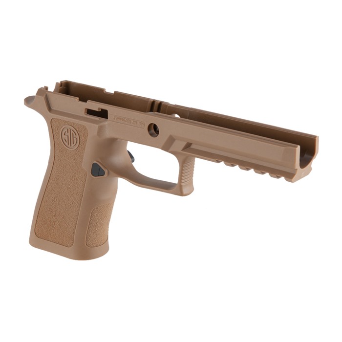 Sig Sauer GRIPMODXF943MCOY P320 Grip Module X-Series (Medium Size Module), 9mm Luger/40 S&W/357 Sig, Coyote Polymer, Fits Full Size Sig P320 (4.70")