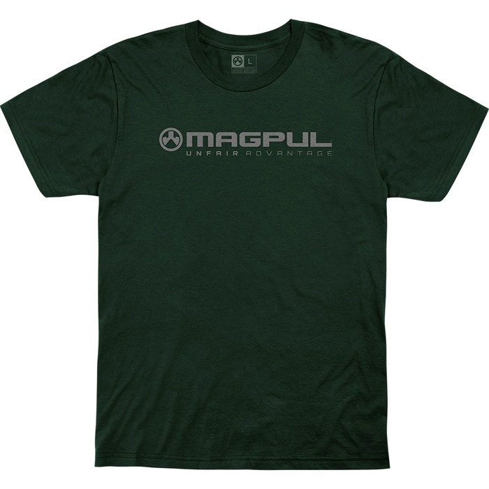 UNFAIR ADVANTAGE COTTON T-SHIRT LARGE FOREST GREEN