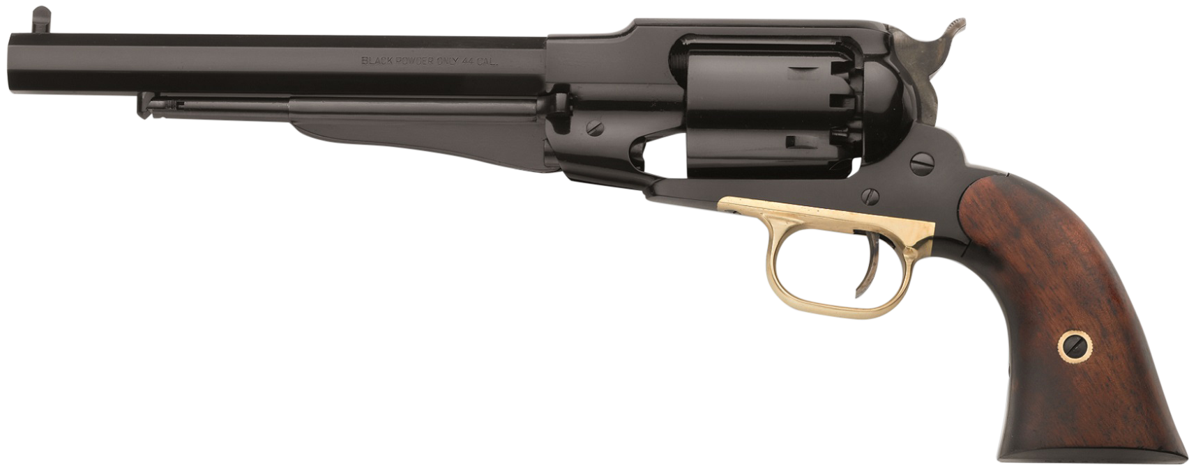 Pietta 1858 Remington Steel Army Revolver 44 cal. 8 in. Blue Walnut