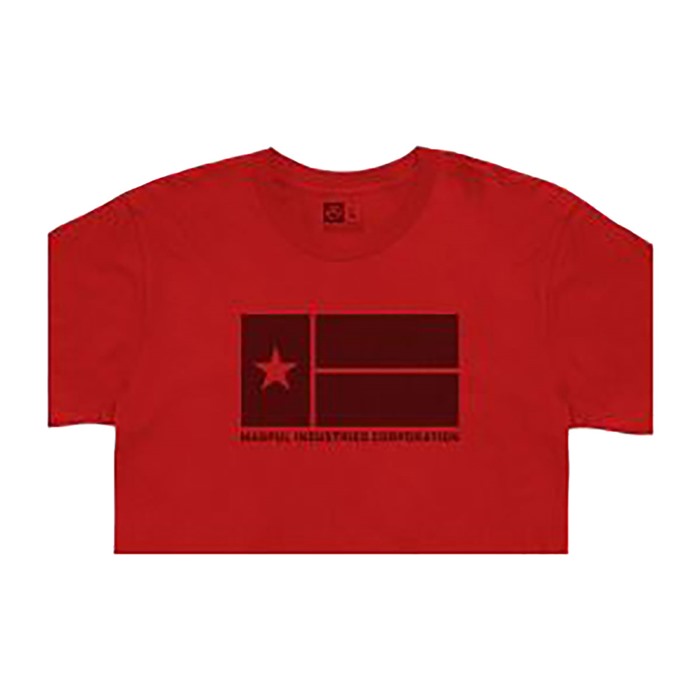 LONE STAR COTTON T-SHIRT RED LARGE