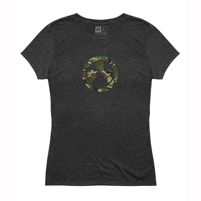 WOODLAND CAMO ICON TRI-BLEND T-SHIRT MD CHARCOAL HEATHER