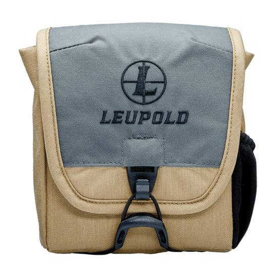 Leupold Go Afield Bino Case Shadow Tan Gray M 6.25x5.5 Fits Binoculars