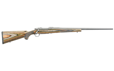 Ruger 17121 Hawkeye Predator Full Size 22-250 Rem 4+1 24" Matte Stainless Steel Barrel, Integral Scope Mounts Stainless Steel Receiver, Green Mountain Fixed Laminate Stock - 17121 - 736676171217
